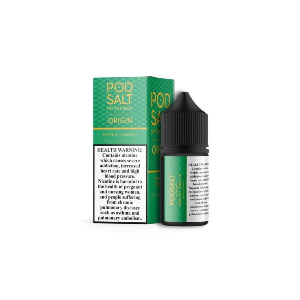 POD SALT ORIGIN MENTHOL TOBACCO