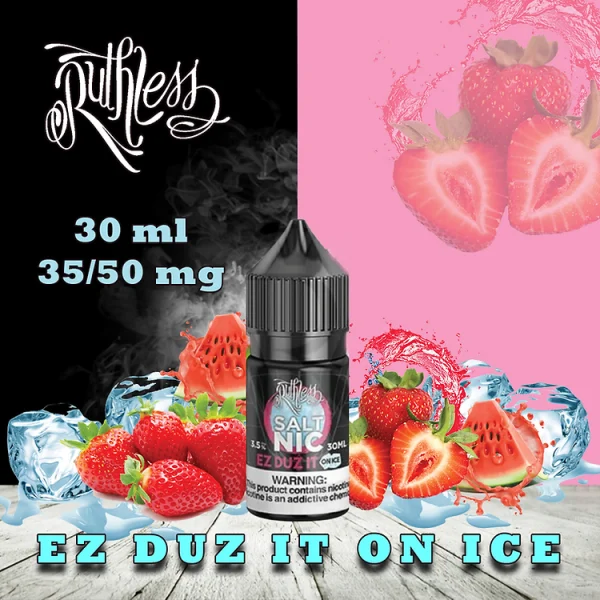 RUTHLESS NIC SALT EZ DUZ IT ON ICE 30M