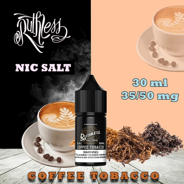 Ruthless Nic Salt Coffee Tobacco 30ml