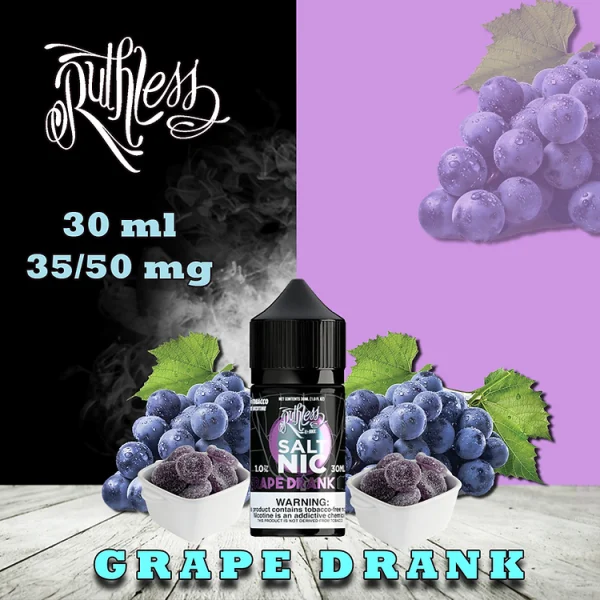 Ruthless Nic Salt Grape Drank 30ml