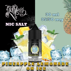 Ruthless Salt Nic Pineapple Lemonade On Ice 30ML