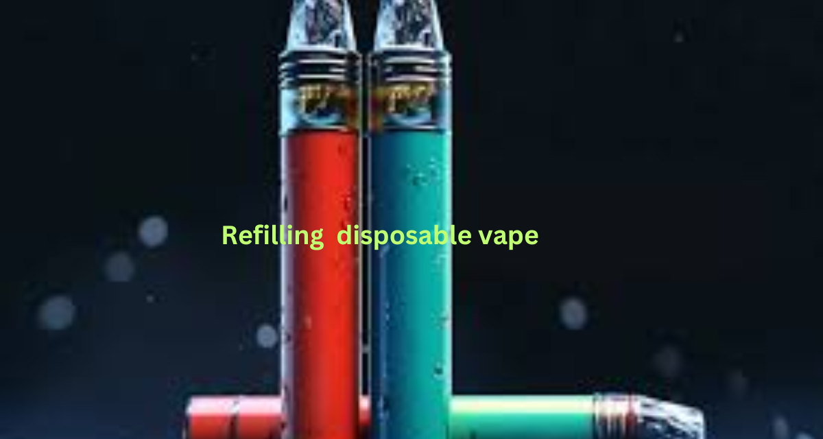 Refilling disposable vape