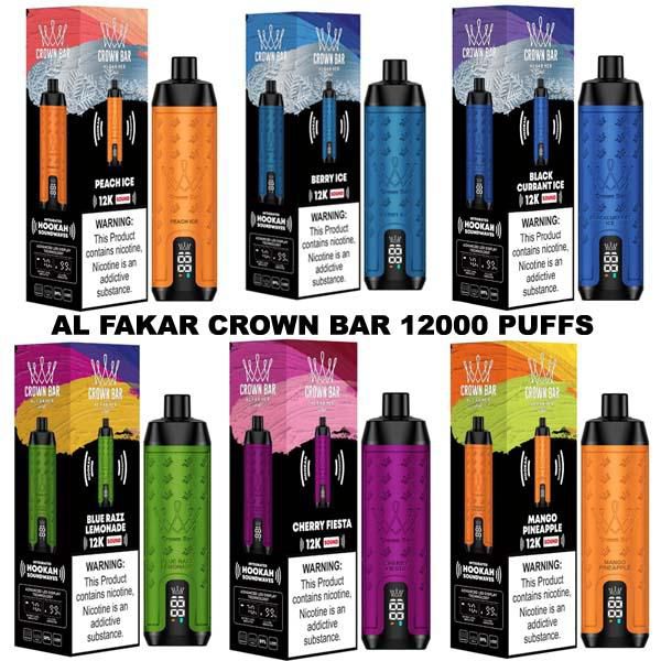 Al Fakher Crown Bar 12000 Puffs Disposable Vape Dubai