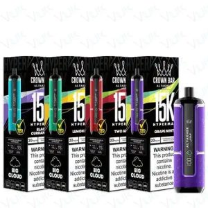 Al Fakher Crown Bar Hypermax 15000 Puffs  Dubai