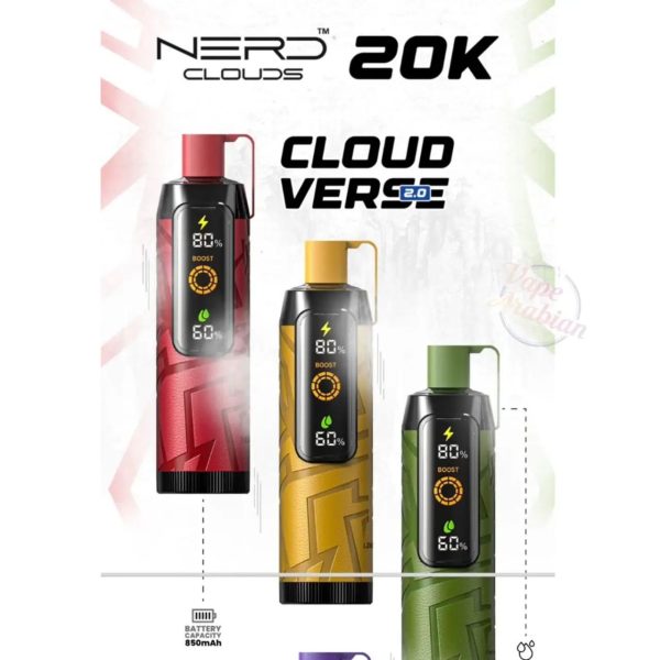 Nerd Cloud 20000 Puffs Disposable Vape In Dubai